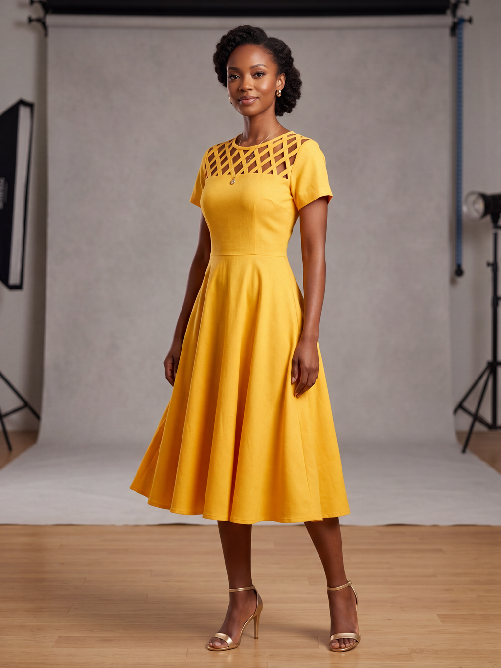 ALICIA Midi Gown