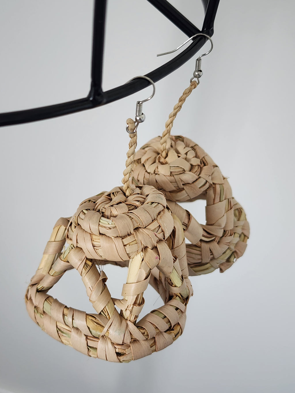 SUMMER pair - Handmade Raffia Statement Earrings | Boho Summer Accessory | Gift for Her