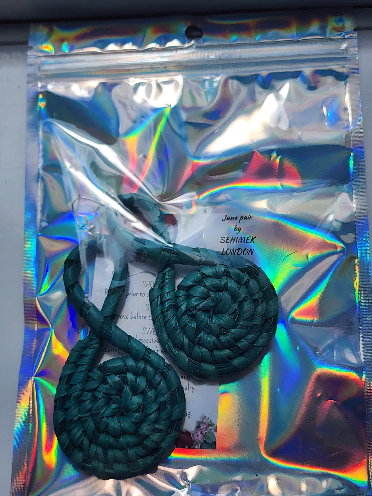 JUNE Handcrafted Raffia Statement Earrings