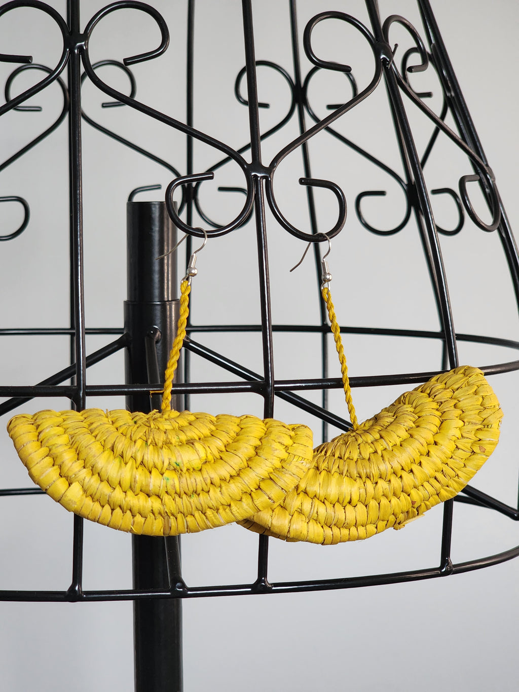 KERRY pair - Handmade Raffia Statement Earrings | Boho Summer Accessory | Gift for Her