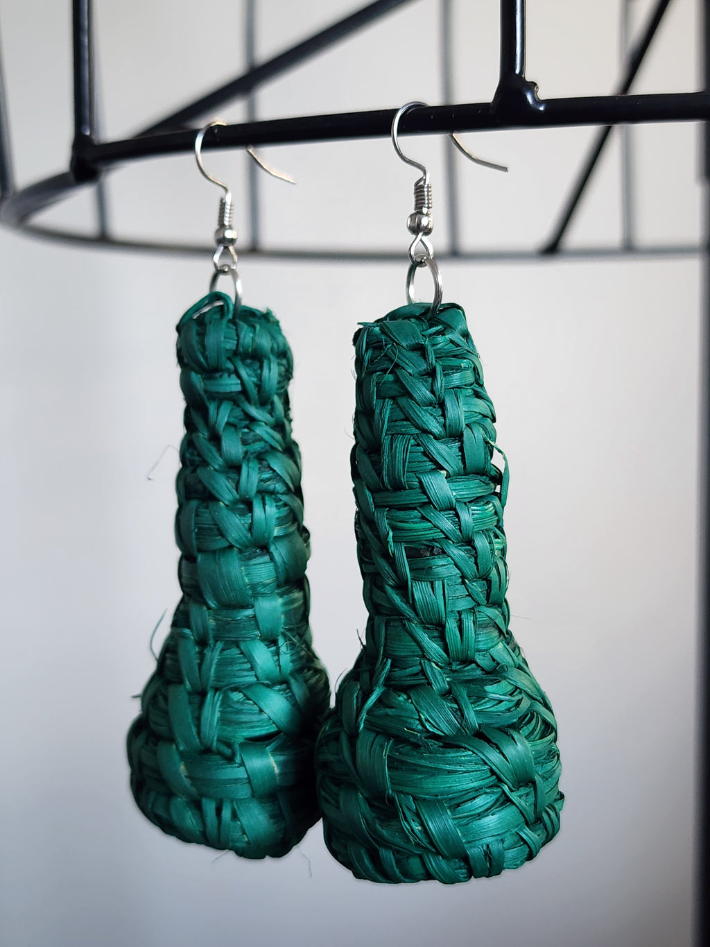DORIS pair - Handmade Raffia Statement Earrings | Boho Summer Accessory | Gift for Her