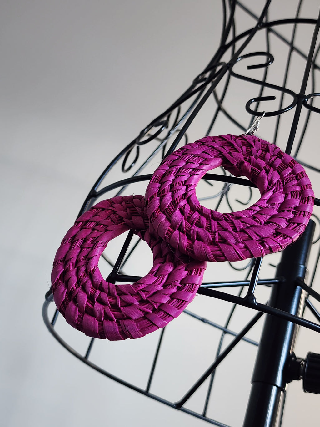 SUNNY pair - Handmade Raffia Statement Earrings | Boho Summer Accessory | Gift for Her