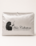 Satin Zip Wig Storage Bag