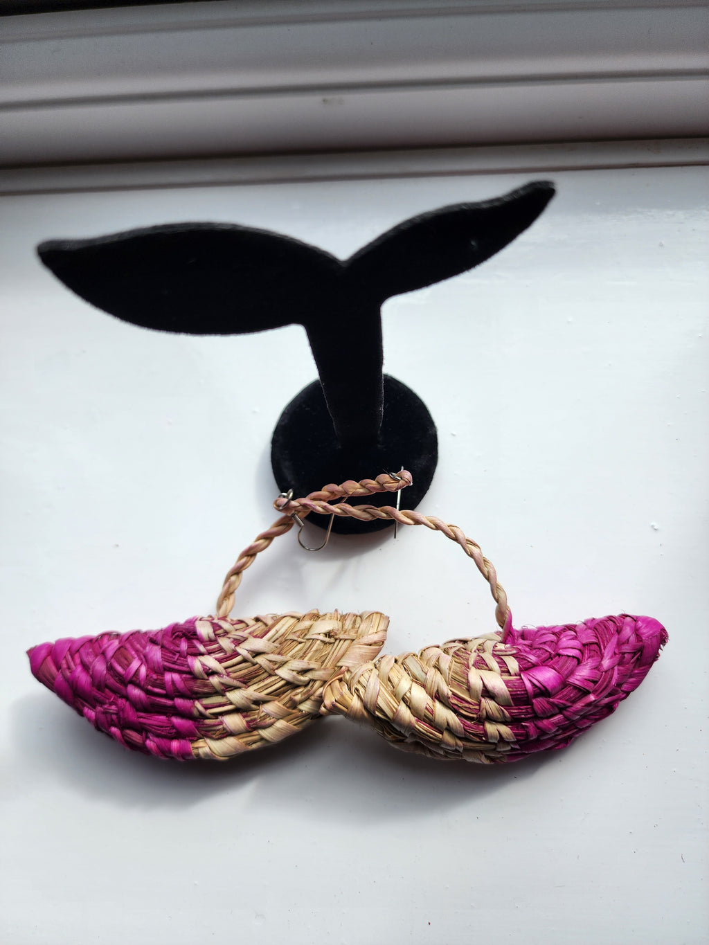 MAUREEN pair - Handmade Raffia Statement Earrings | Boho Summer Accessory | Gift for Her