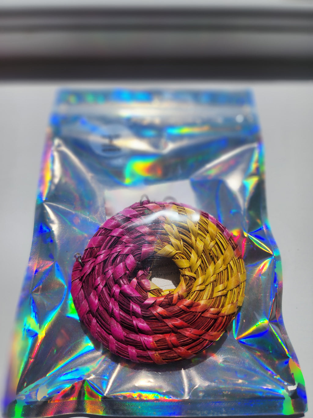 CANDY Handcrafted Raffia Statement Earrings