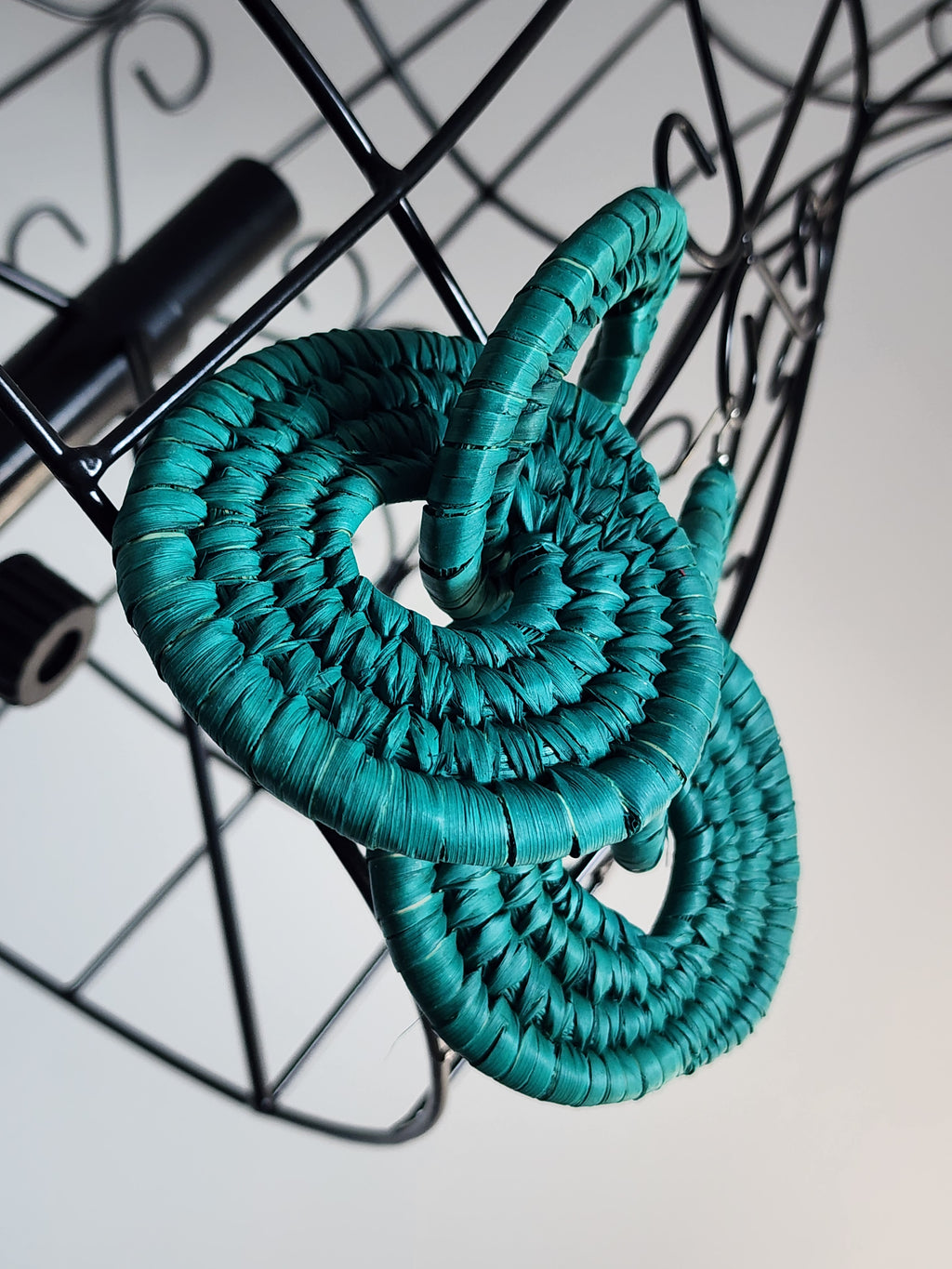 BRAVADO pair - Handmade Raffia Statement Earrings | Boho Summer Accessory | Gift for Her