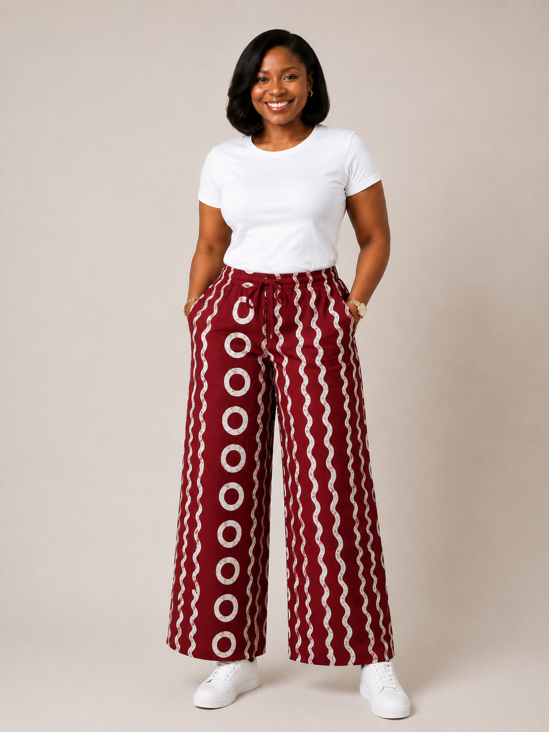OYIZA African Print Trouser Co-ord Set for Women