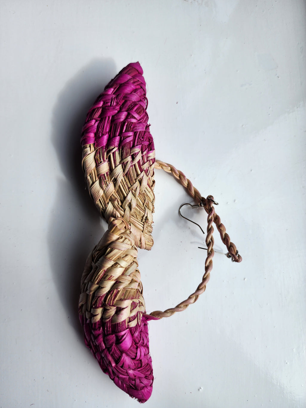 MAUREEN pair - Handmade Raffia Statement Earrings | Boho Summer Accessory | Gift for Her