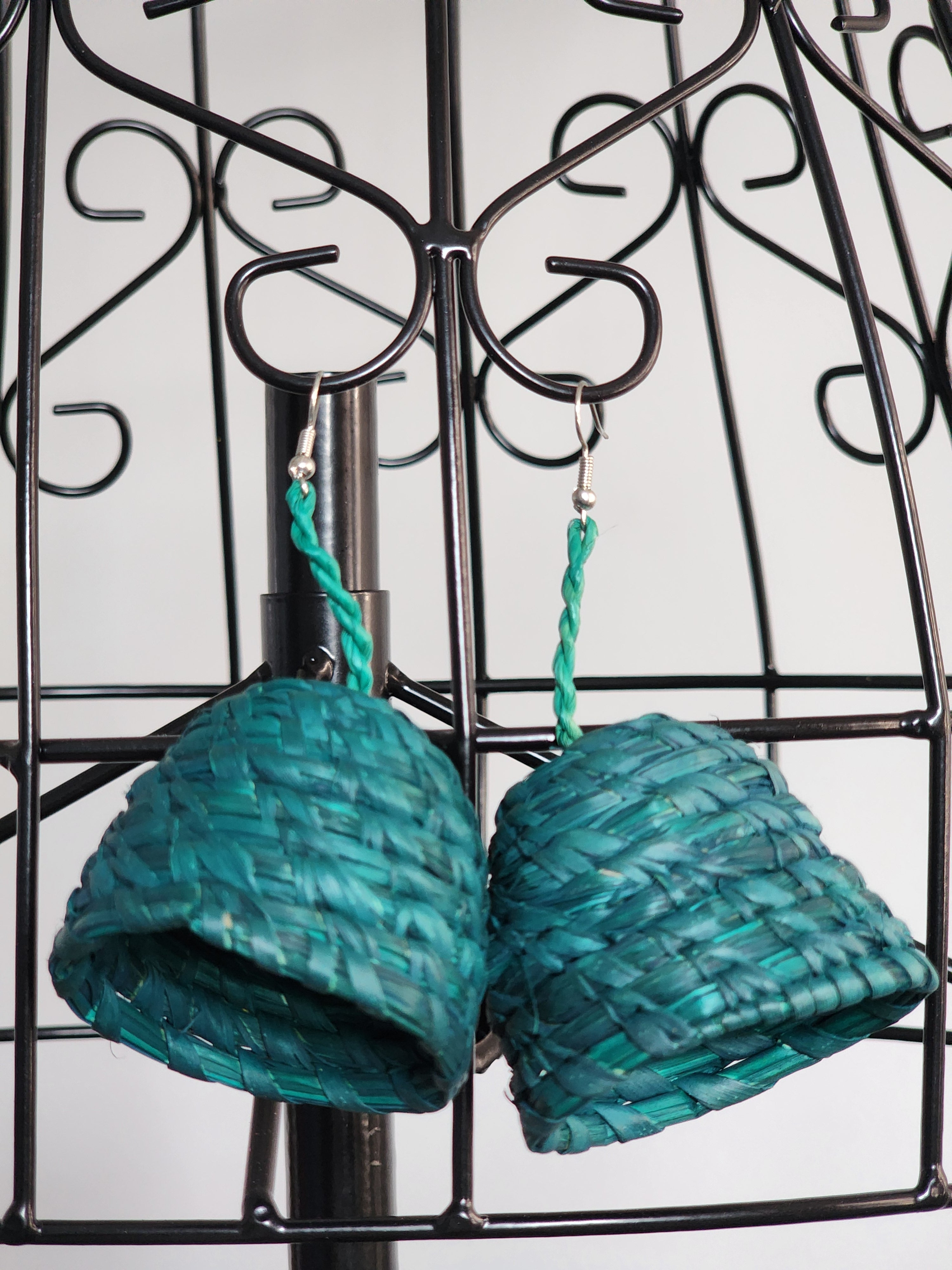 EXCEL pair - Handmade Raffia Statement Earrings | Boho Summer Accessory | Gift for Her