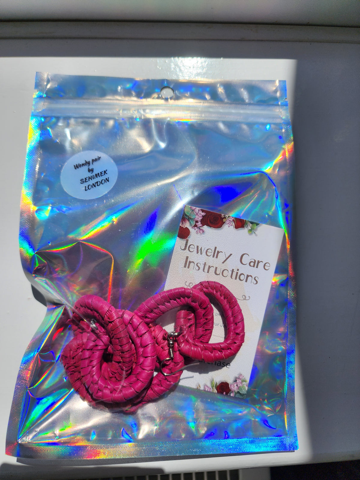 WENDY Handcrafted Raffia Statement Earrings