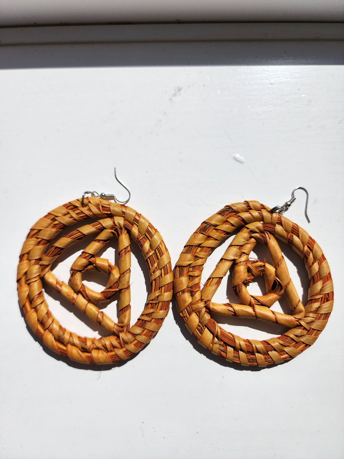DOLLY Handcrafted Raffia Statement Earrings