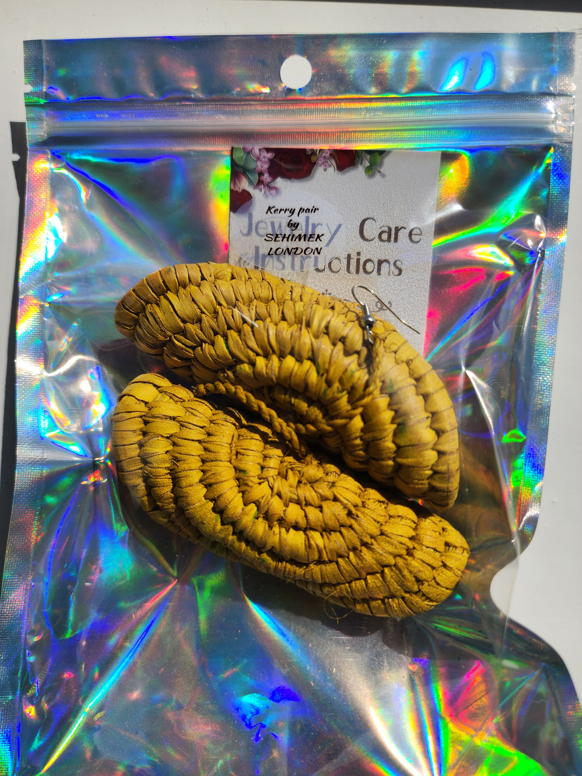 KERRY Handcrafted Raffia Statement Earrings