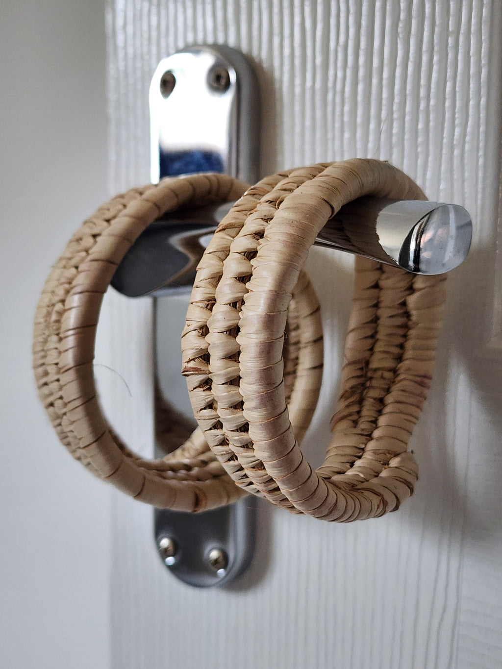 Handcrafted Raffia Statement Bangles