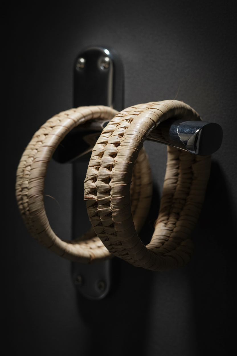 Handcrafted Raffia Statement Bangles