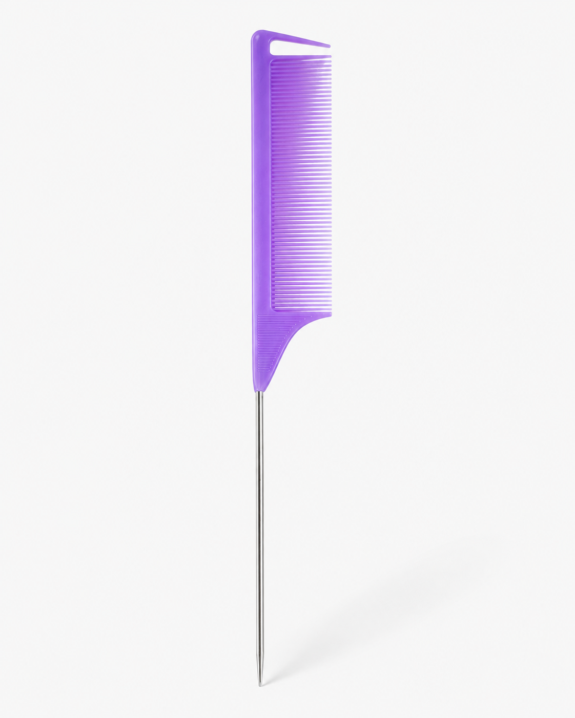 Fine-Tooth Metal Tail Styling Combs – Mixed Colours