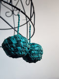JUBILEE pair - Handmade Raffia Statement Earrings | Boho Summer Accessory | Gift for Her