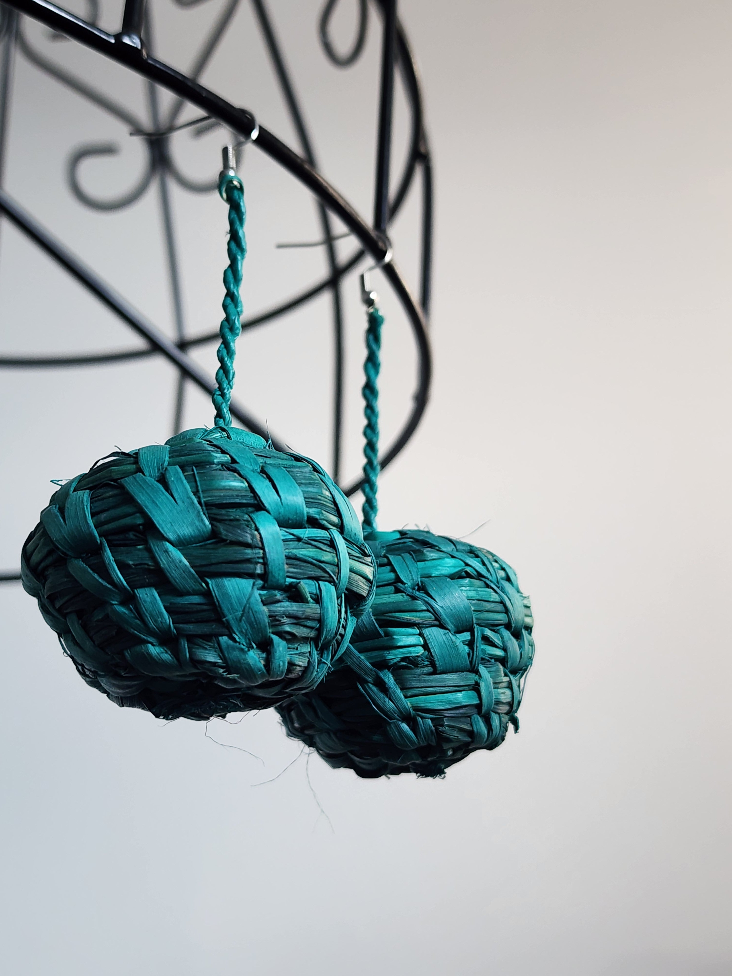 JUBILEE pair - Handmade Raffia Statement Earrings | Boho Summer Accessory | Gift for Her