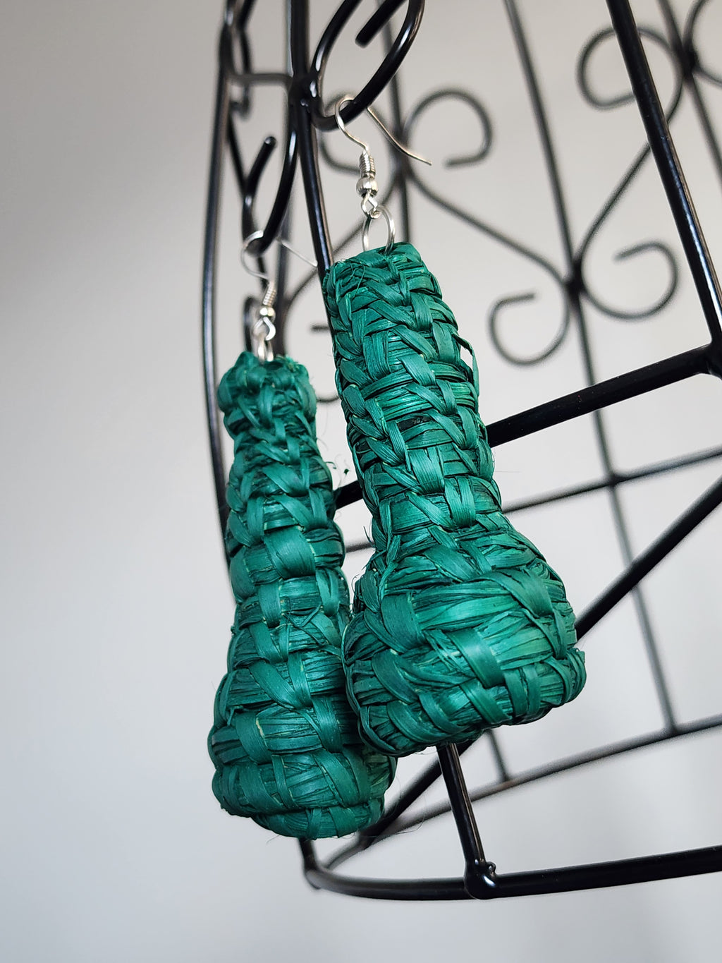 DORIS pair - Handmade Raffia Statement Earrings | Boho Summer Accessory | Gift for Her
