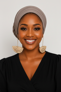 SHEILA Handcrafted Raffia Statement Earrings
