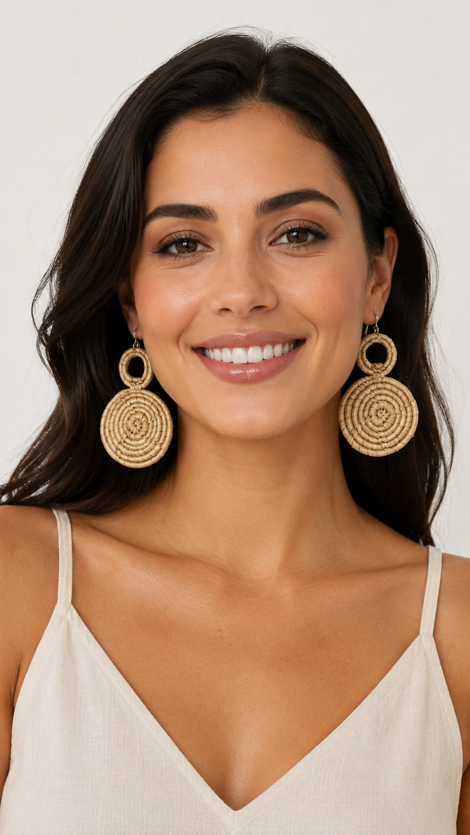 LINCOLN  Raffia Statement Earrings
