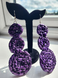 DEW pair - Handmade Raffia Statement Earrings | Boho Summer Accessory | Gift for Her
