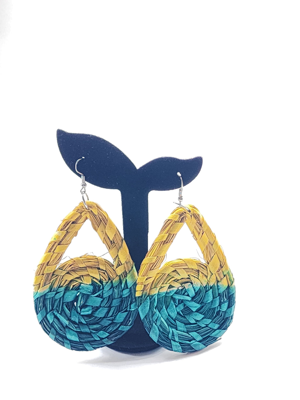 ODEE pair - Handmade Raffia Statement Earrings | Boho Summer Accessory | Gift for Her