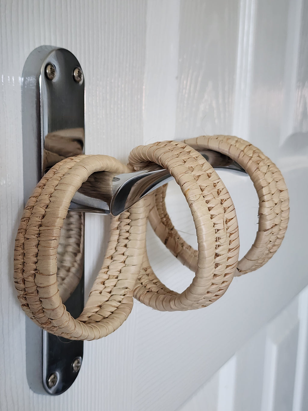Handcrafted Raffia Statement Bangles
