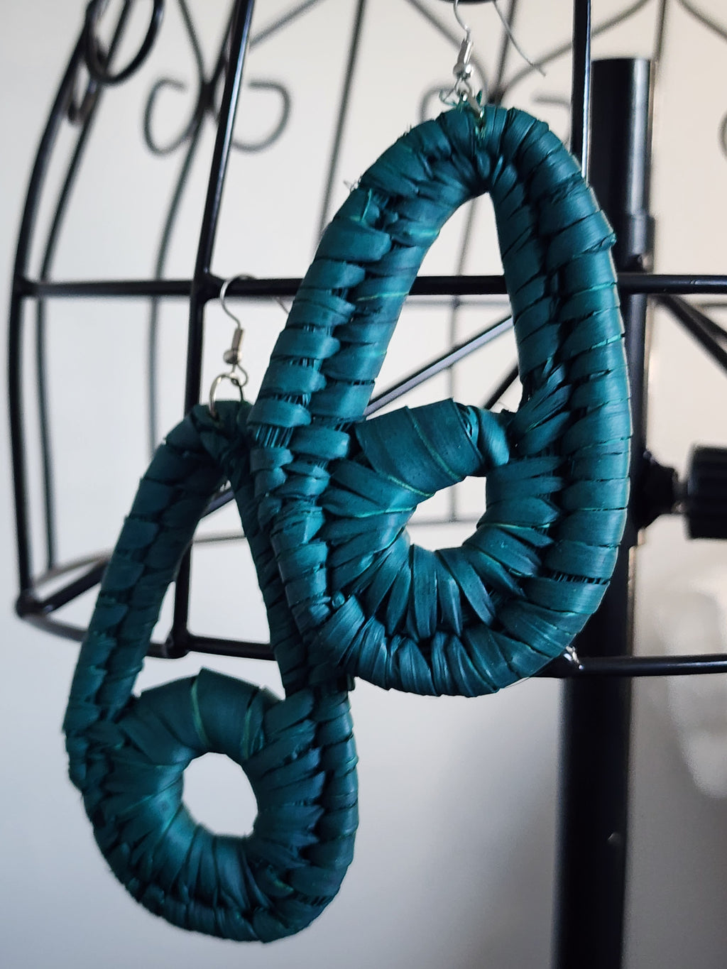 GENESIS pair - Handmade Raffia Statement Earrings | Boho Summer Accessory | Gift for Her