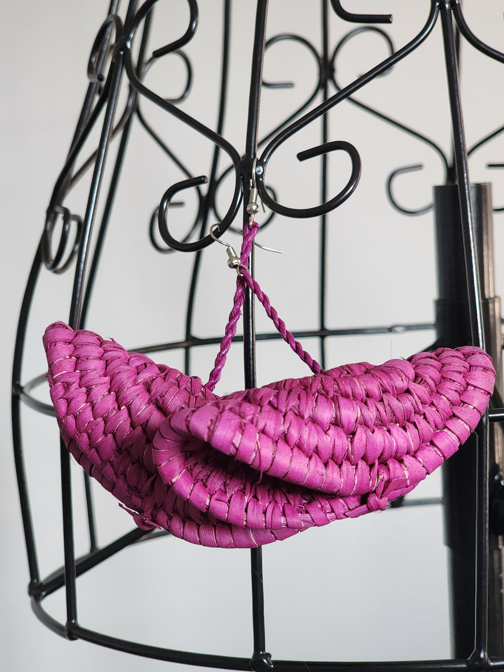 ADEOLA pair - Handmade Raffia Statement Earrings | Boho Summer Accessory | Gift for Her