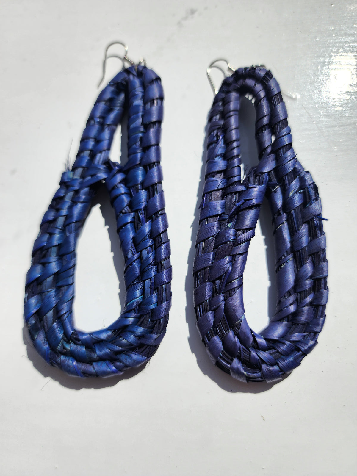 LIZ Handcrafted Raffia Statement Earrings