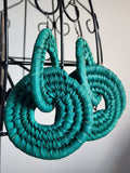 BRAVADO pair - Handmade Raffia Statement Earrings | Boho Summer Accessory | Gift for Her