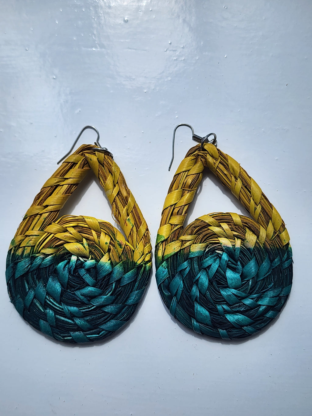 ODEE Handcrafted Raffia Statement Earrings