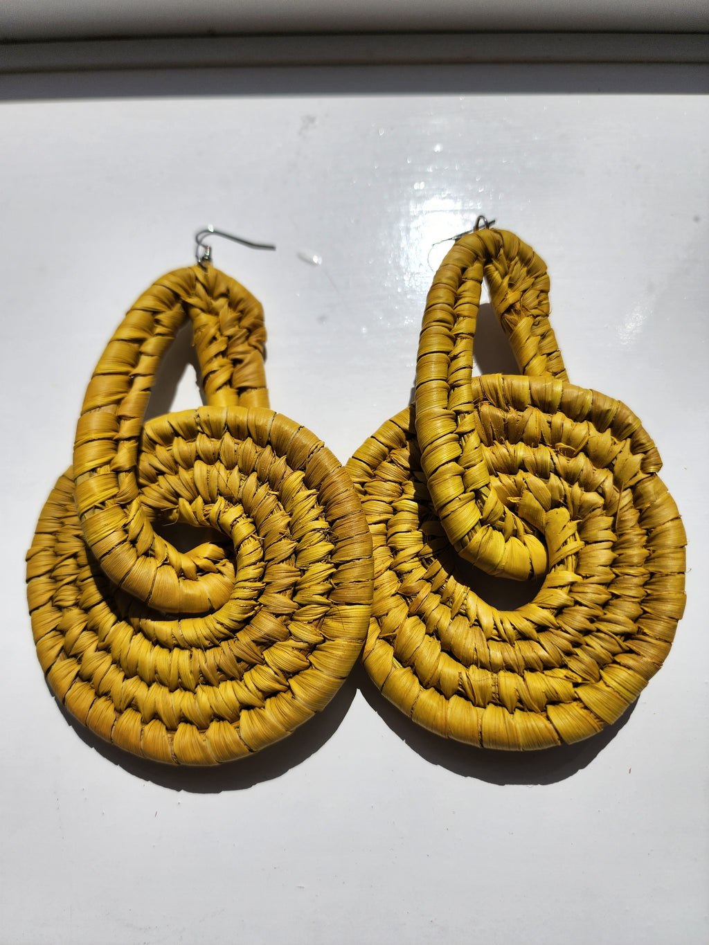 RUTH Handcrafted Raffia Statement Earrings