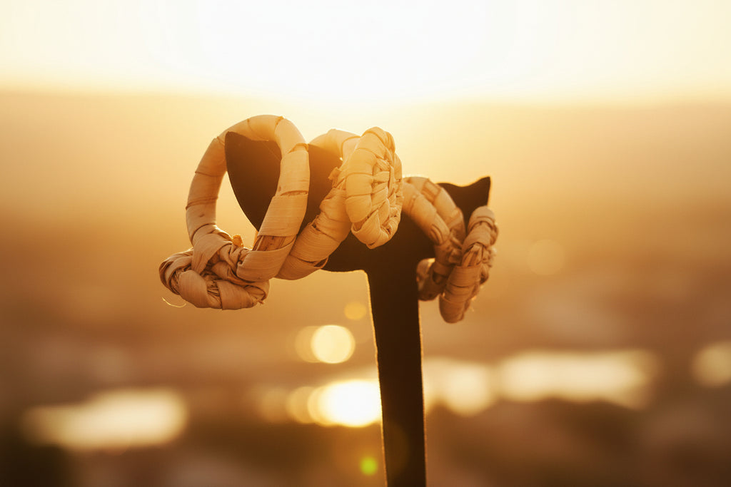 Handcrafted Statement Raffia Rings