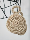LINCOLN pair - Handmade Raffia Statement Earrings | Boho Summer Accessory | Gift for Her