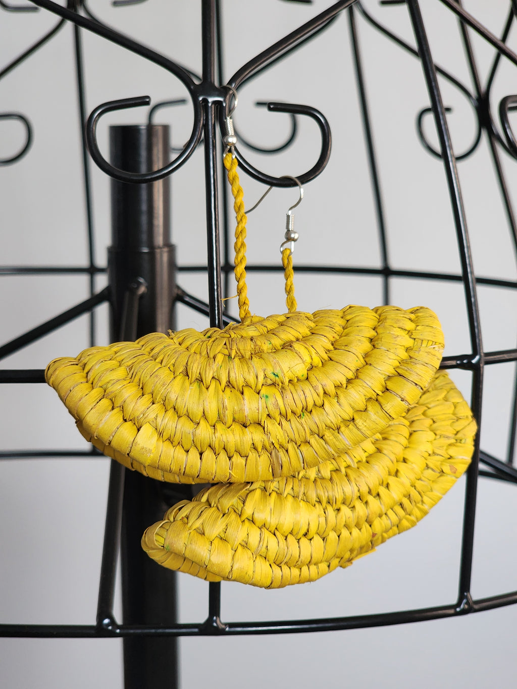 KERRY pair - Handmade Raffia Statement Earrings | Boho Summer Accessory | Gift for Her