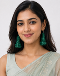 DORIS Handcrafted Raffia Statement Earrings