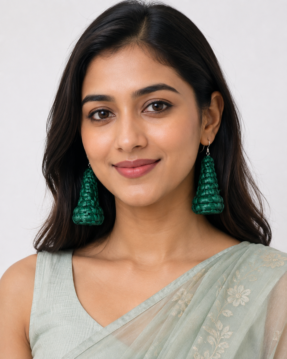 DORIS Handcrafted Raffia Statement Earrings