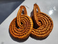 WURA Handcrafted Raffia Statement Earrings