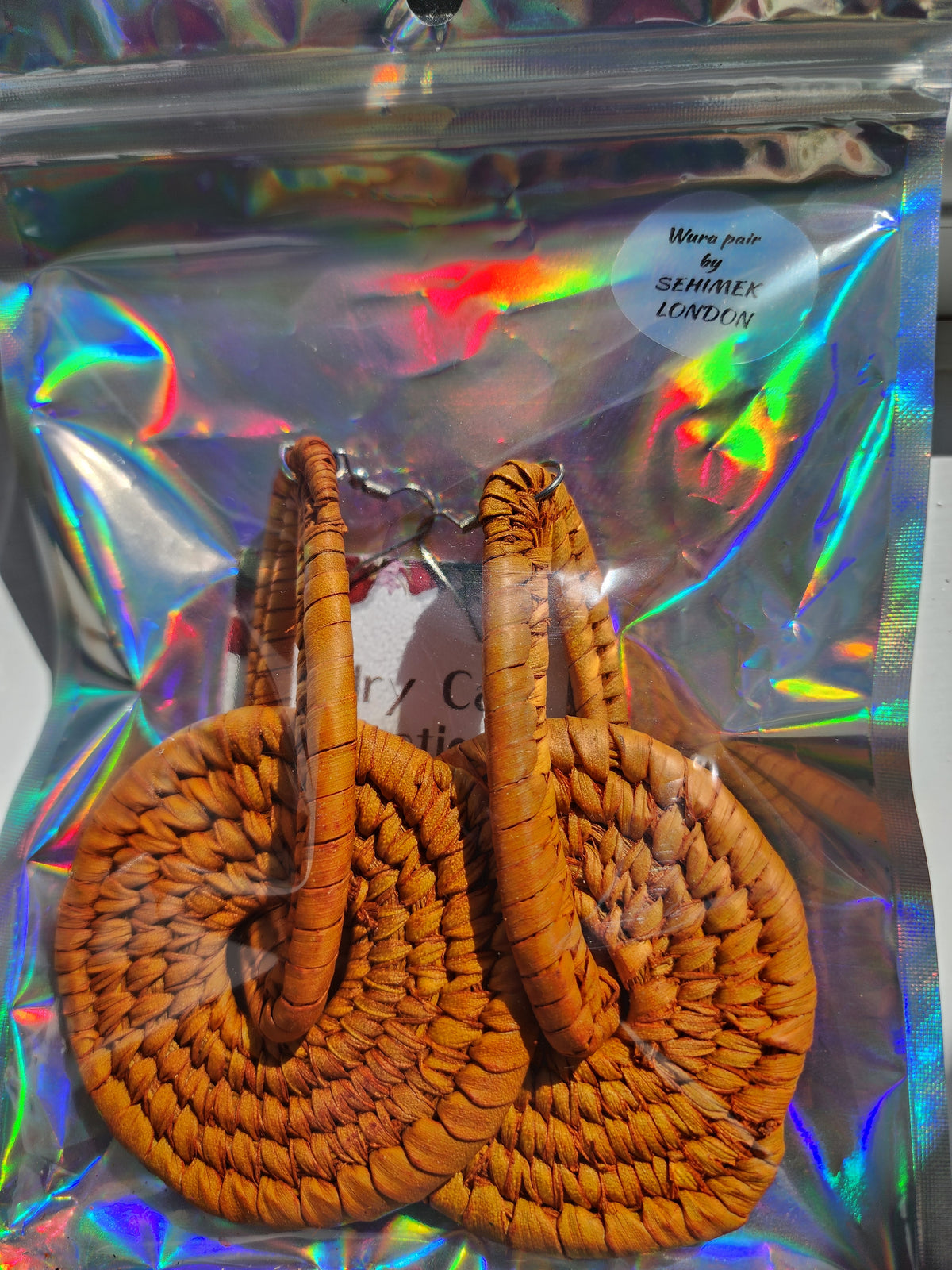 WURA Handcrafted Raffia Statement Earrings