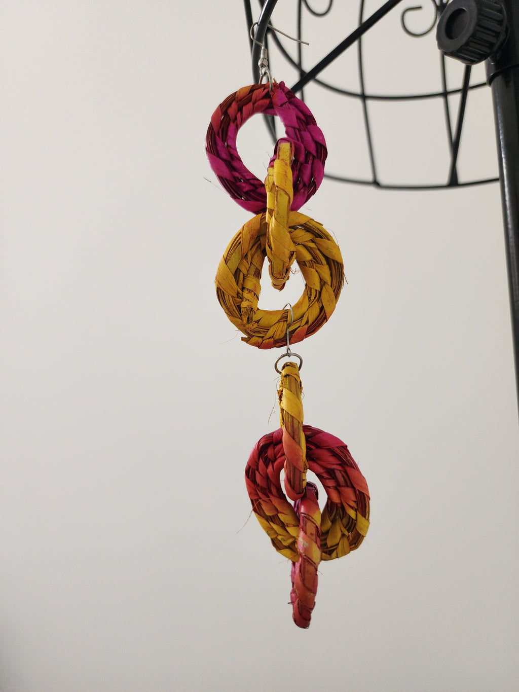 NGOZI pair - Handmade Raffia Statement Earrings | Boho Summer Accessory | Gift for Her