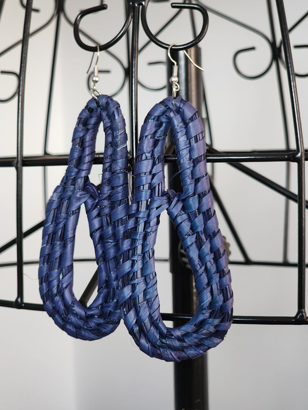 LIZ pair - Handmade Raffia Statement Earrings | Boho Summer Accessory | Gift for Her