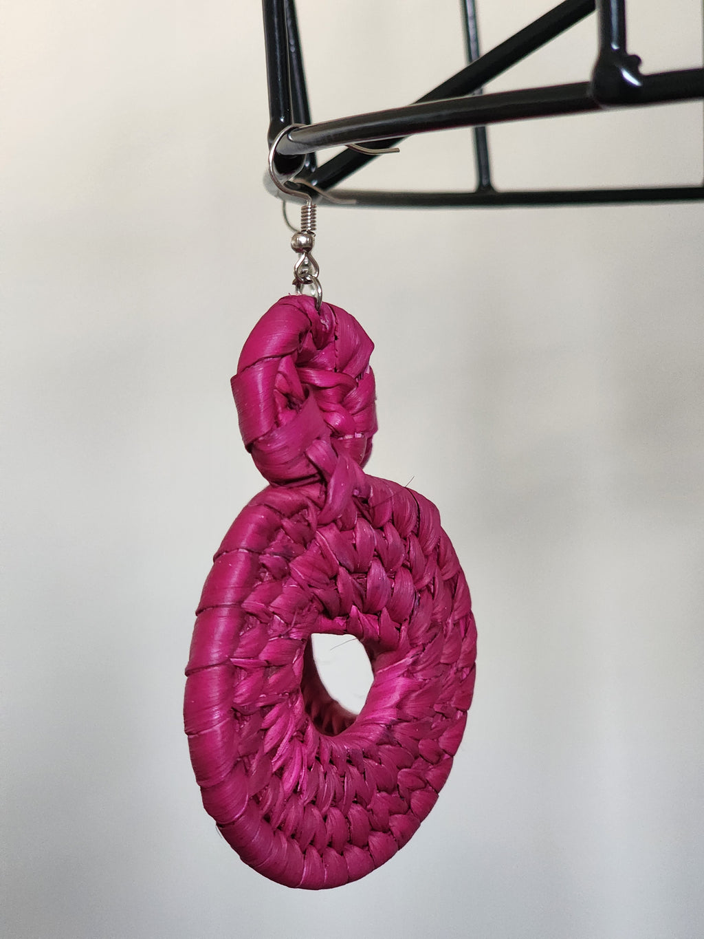 ZION pair - Handmade Raffia Statement Earrings | Boho Summer Accessory | Gift for Her