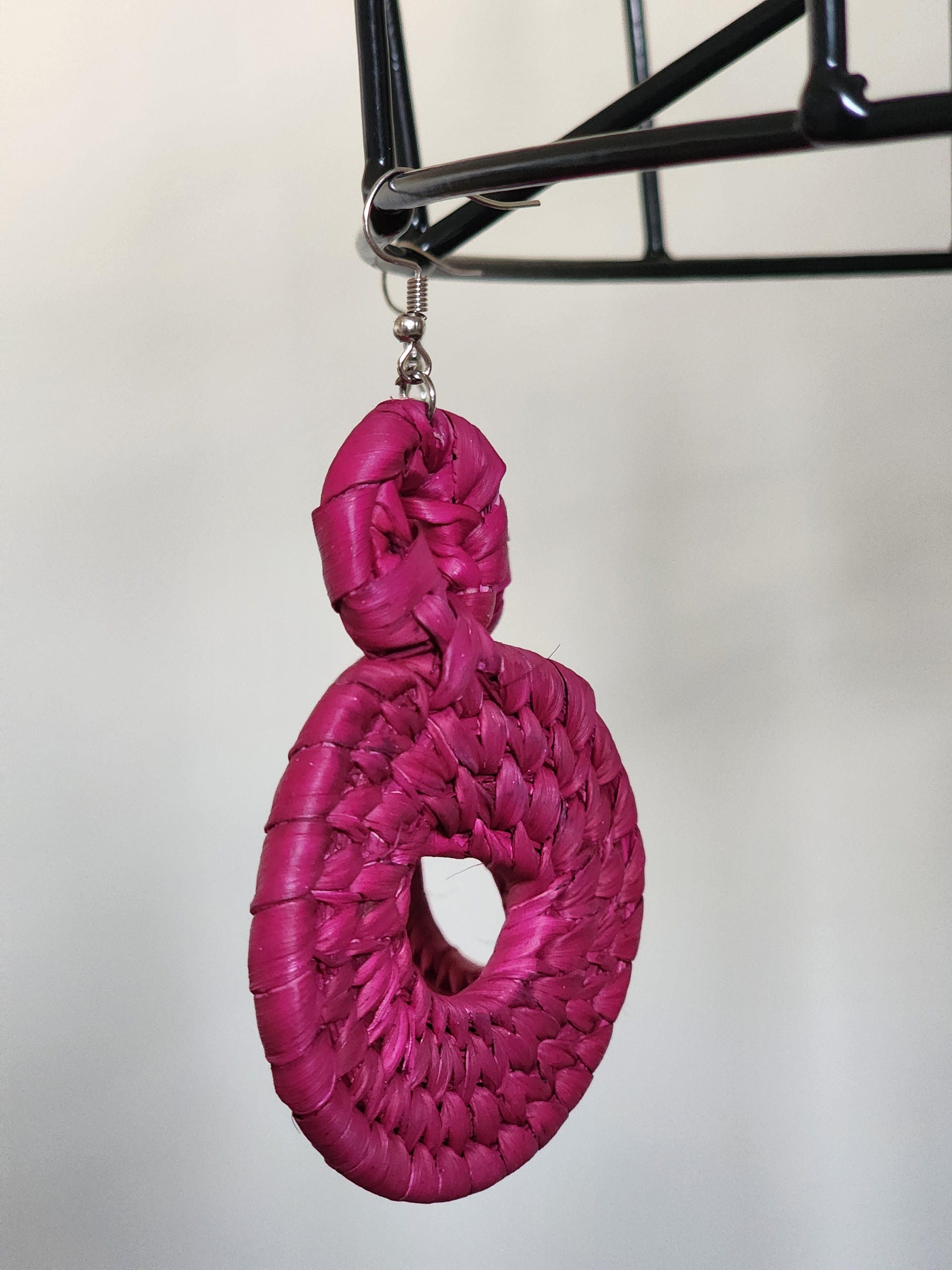 ZION pair - Handmade Raffia Statement Earrings | Boho Summer Accessory | Gift for Her