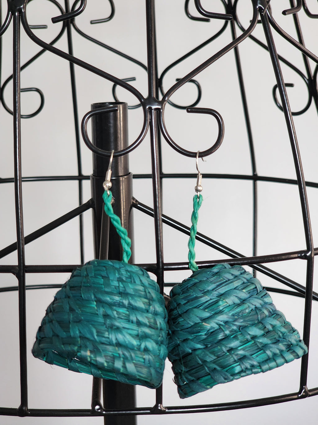 EXCEL pair - Handmade Raffia Statement Earrings | Boho Summer Accessory | Gift for Her