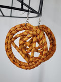 DOLLY pair - Handmade Raffia Statement Earrings | Boho Summer Accessory | Gift for Her