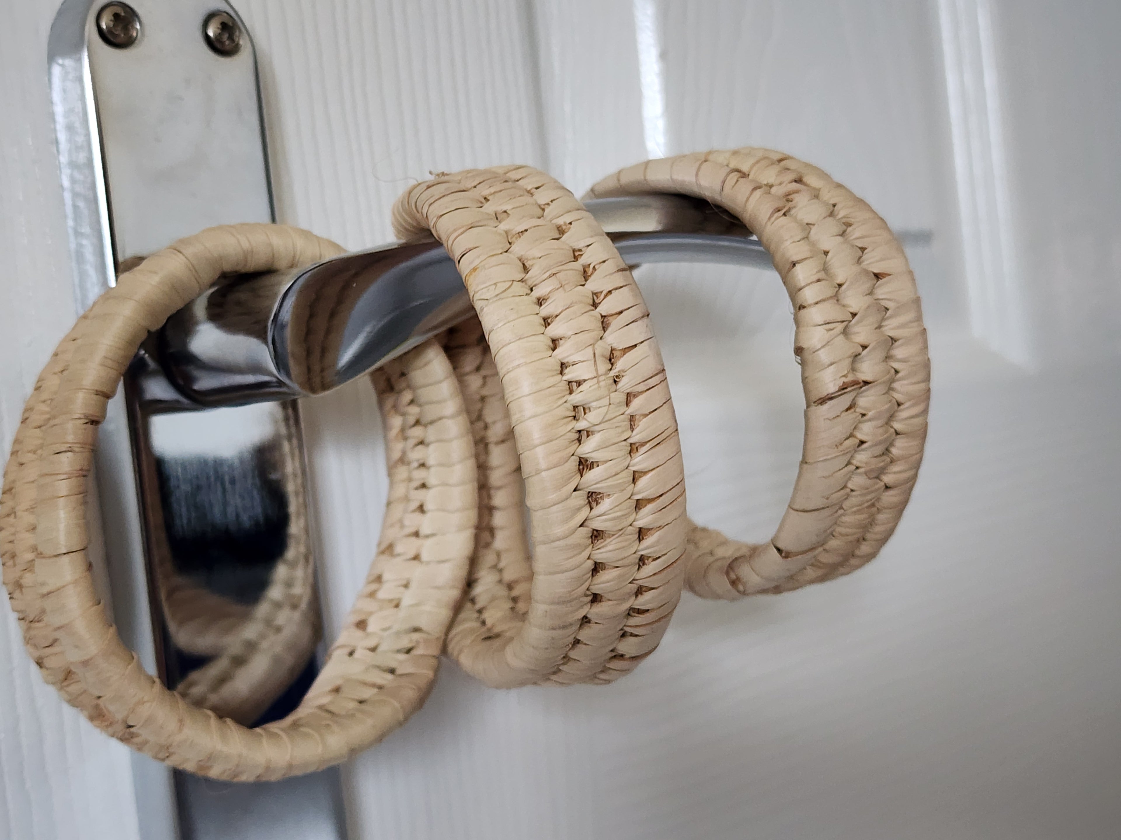 Handcrafted Raffia Statement Bangles