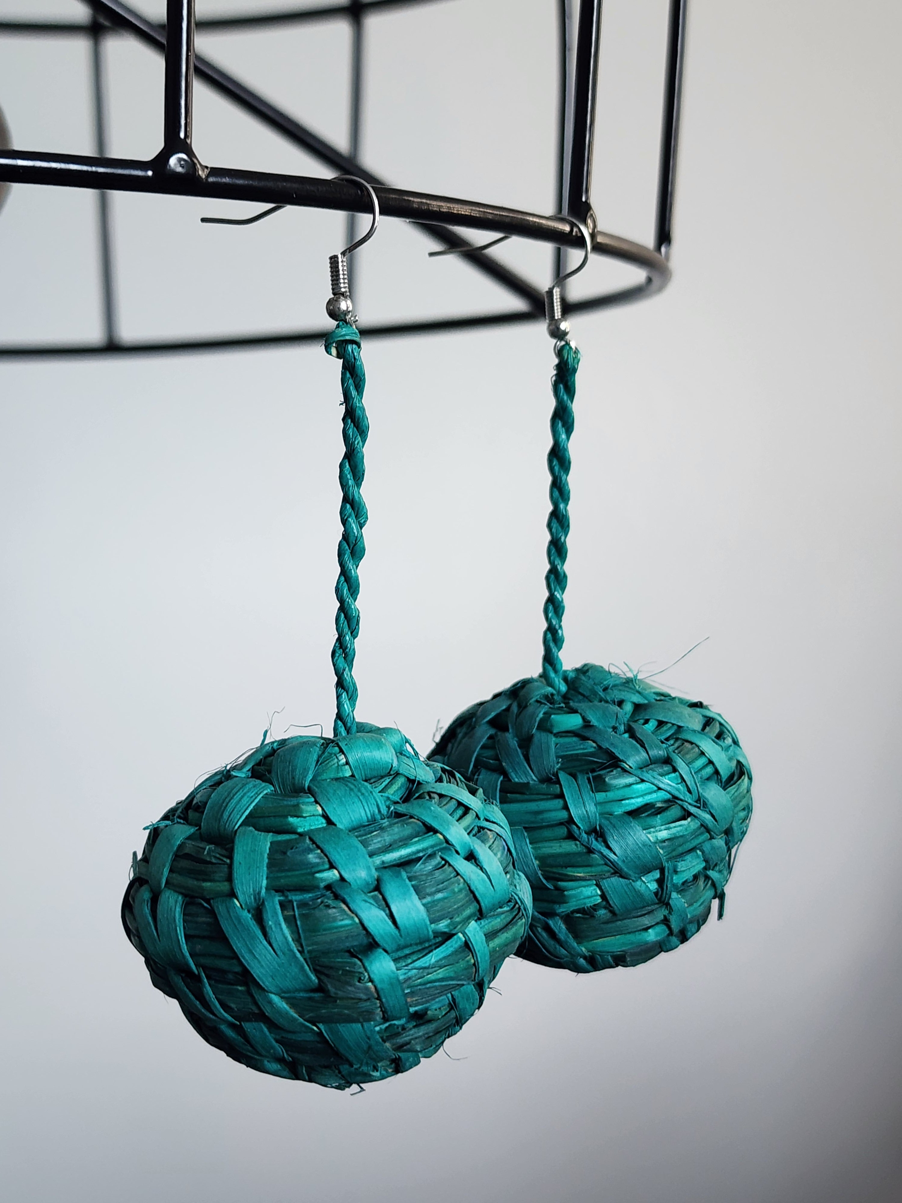 JUBILEE pair - Handmade Raffia Statement Earrings | Boho Summer Accessory | Gift for Her