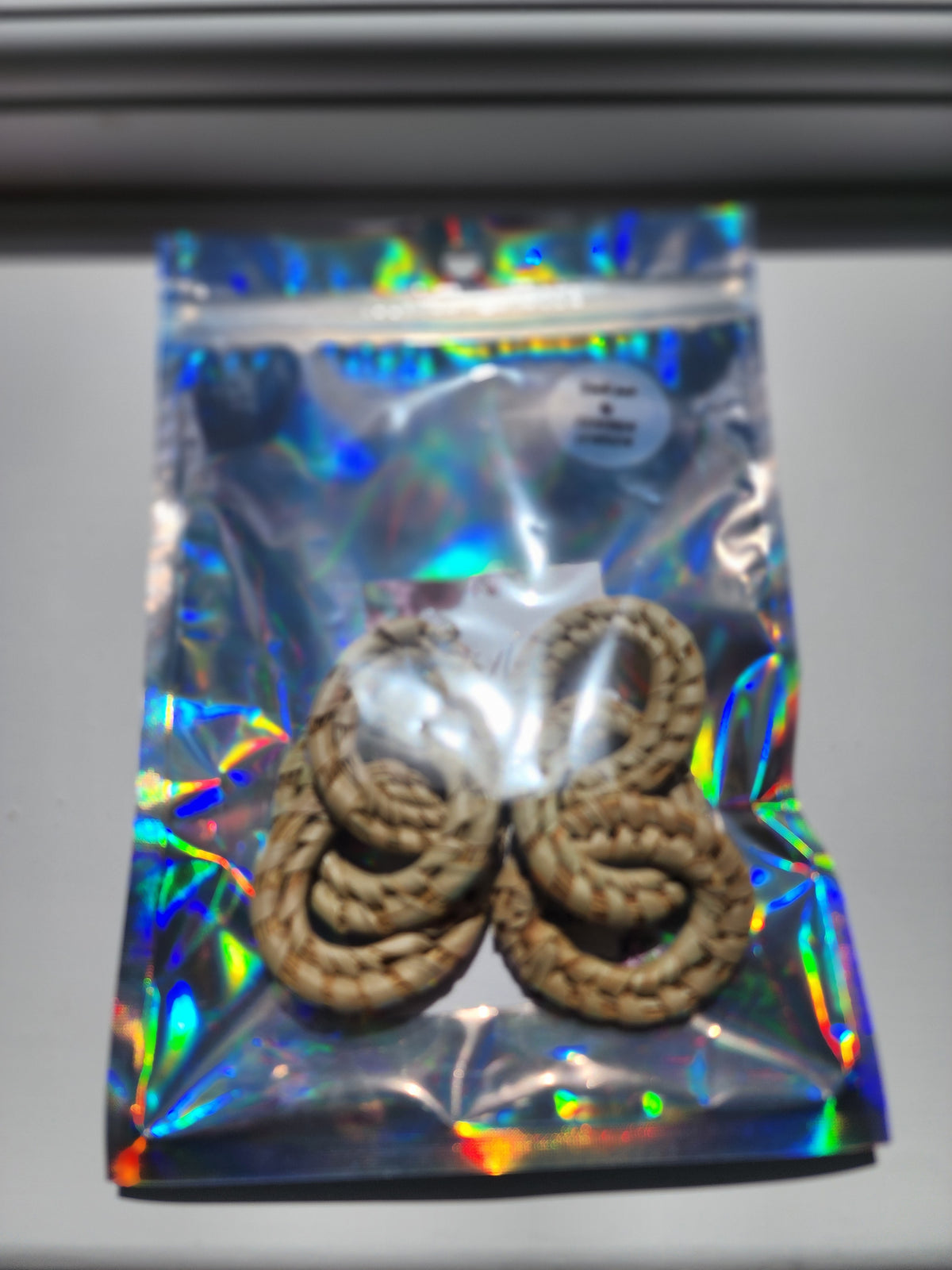 SIMBI Handcrafted Raffia Statement Earrings