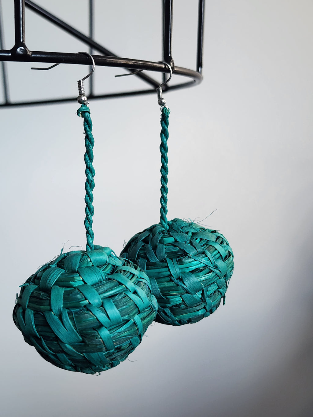 JUBILEE pair - Handmade Raffia Statement Earrings | Boho Summer Accessory | Gift for Her